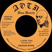 WELDON IRVINE / I LOVE YOU (7 inch)