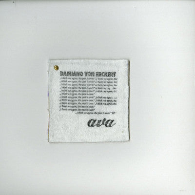 DAMIANO VON ERCKERT / I THINK WE AGREE, THE PAST IS OVER (USED)