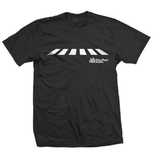VA / ABBEY ROAD STUDIOS OFFICIAL T-SHIRTS: Abbey Road Crossing / Black / L