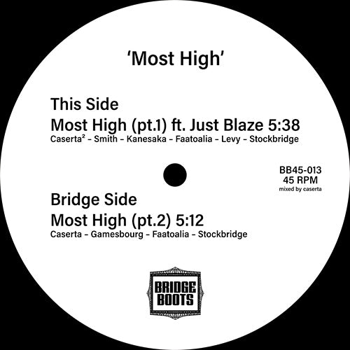 CASERTA / MOST HIGH (FEATURING JUST BLAZE) (7 inch)