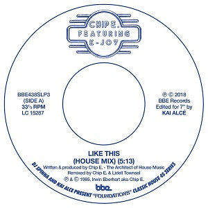 CHIP E / LIKE THIS (feat.K JOY) (7 inch)