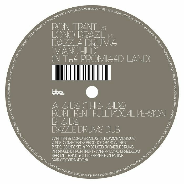 RON TRENT vs LONO BRAZIL vs DAZZLE DRUMS / MANCHILD (IN THE PROMISED LAND)