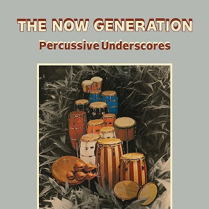PETER LÜDEMANN / PIT TROJA / THE NOW GENERATION (PERCUSSIVE UNDERSCORES) (LP)
