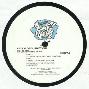 RICK POPPA HOWARD / CAN YOUR LOVE FIND ITS WAY