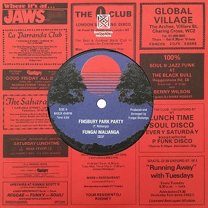 FUNGAI MALIANGA / FINSBURY PARK PARTY (7 inch)