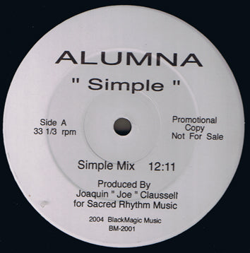 ALUMINA(JOE CLAUSSELL) / SIMPLE-PROMO