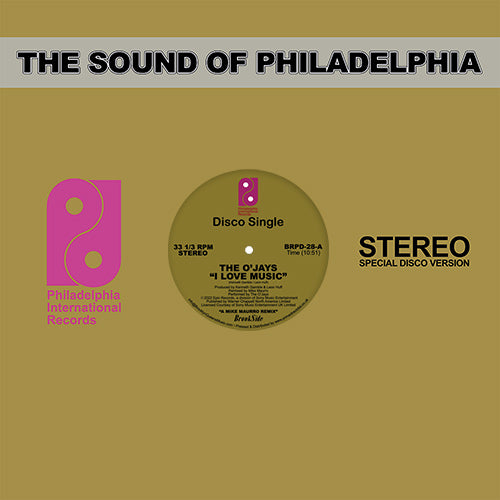 THE O'JAYS / HAROLD MELVIN & THE BLUE NOTES / I LOVE MUSIC / WAKE UP EVERYBODY - MIKE MAURRO REMIXES