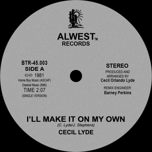 CECIL LYDE / I'LL MAKE IT ON MY OWN(7inch)