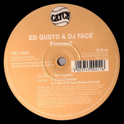 GUSTO & DJ FACE / GET TOGETHER (USED)