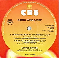 EARTH, WIND & FIRE / THAT'S THE WAY OF THE WORLD - LIVE