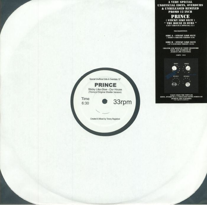 PRINCE / STICKY LIKE GLUE - TIMMY REGISFORD / JOE CLAUSSELL REMIXES