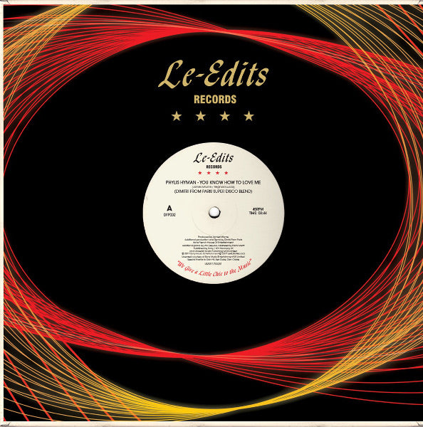 PHYLLIS HYMAN / KENI BURKE / YOU KNOW HOW TO LOVE ME(DIMITRI FROM PARIS SUPER DISCO BLEND)