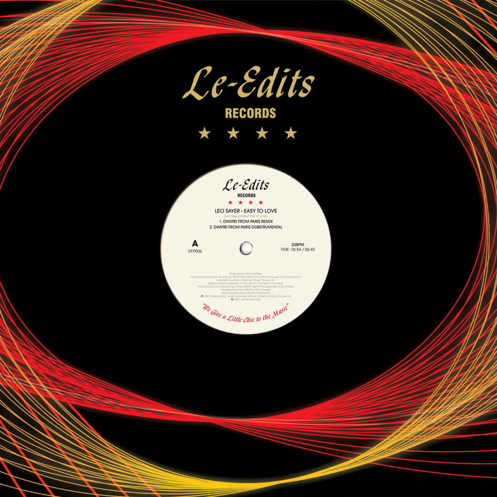 LEO SAYER / AVERAGE WHITE BAND / EASY TO LOVE / LET'S GO ROUND AGAIN (DIMITRI FROM PARIS REMIXES)