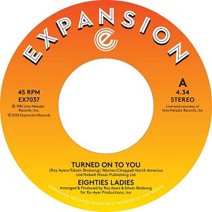 EIGHTIES LADIES / TURNED ON TO YOU (7 inch)