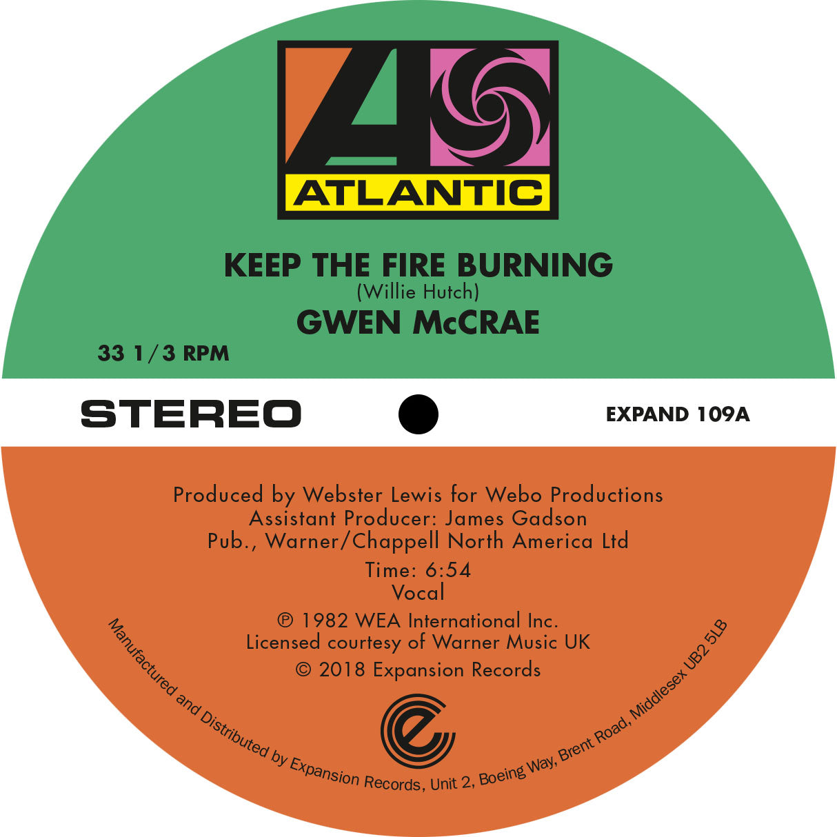 GWEN MCCRAE / KEEP THE FIRE BURNING / FUNKY SENSATION