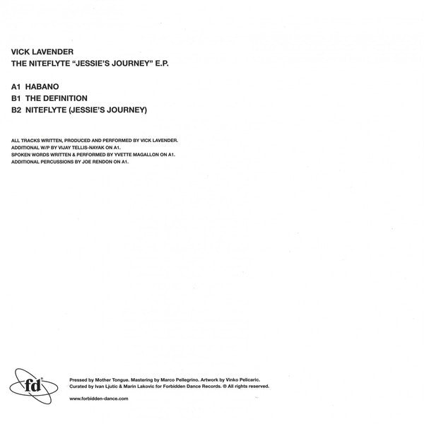 VICK LAVENDER / THE NITEFLYTE (JESSIE'S JOURNEY) EP
