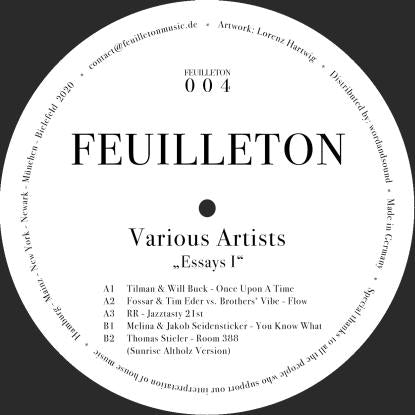 VA / ESSAYS 1 (TILMAN / BROTHERS' VIBE / JAKOB SEIDEN)