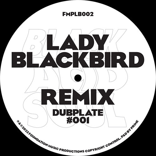 LADY BLACKBIRD / REMIX DUBPLATE #001 - DJ COSMO REMIXES