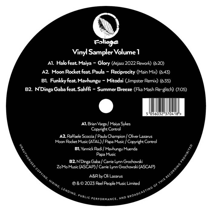 VA / FOLIAGE VINYL SAMPLER VOLUME 1