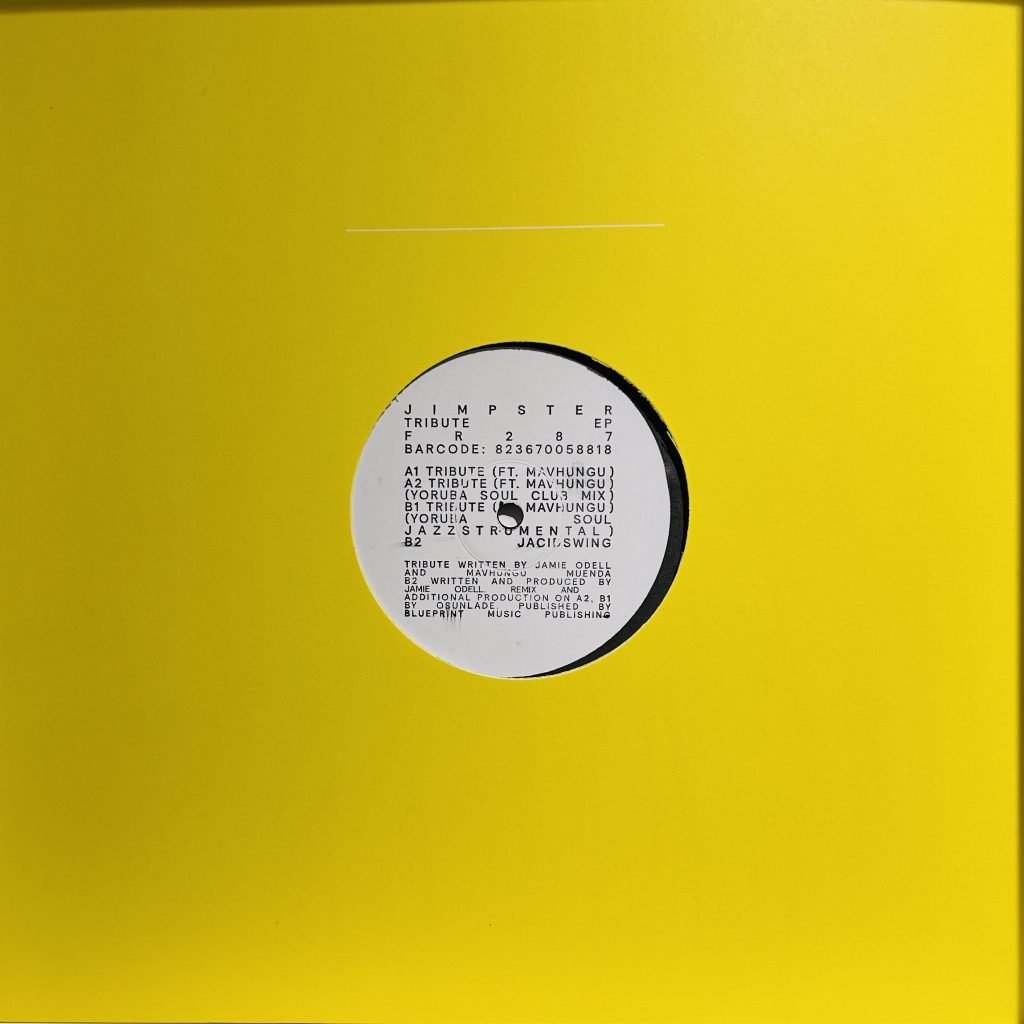 JIMPSTER / TRIBUTE EP (OSUNLADE REMIXES)