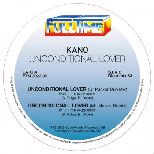 KANO / UNCONDITIONAL LOVER (inc. DR.PACKER REMIX)