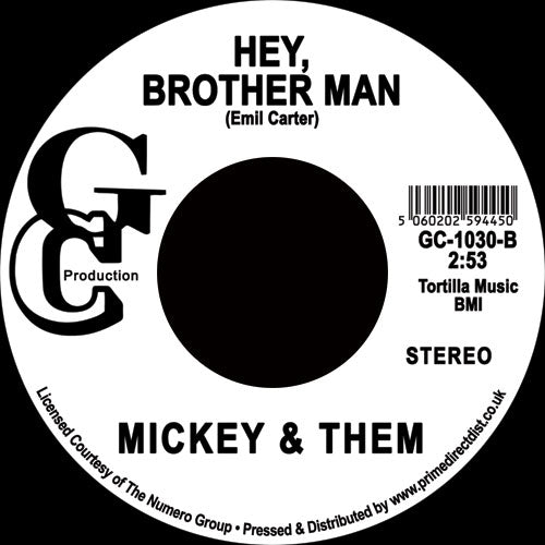 MICKEY & THE SOUL GENERATION / UFO / HEY, BROTHER MAN (7 inch) -RSD LIMITED-