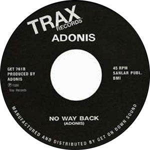 ADONIS / NO WAY BACK (VOCAL) / NO WAY BACK (7 inch)