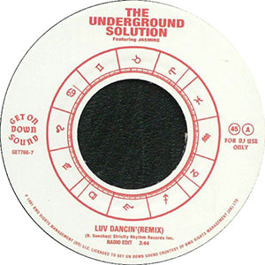 UNDERGROUND SOLUTION / LUV DANCIN' (7 inch)