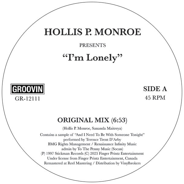 Hollis P. Monroe – I’m Lonely
