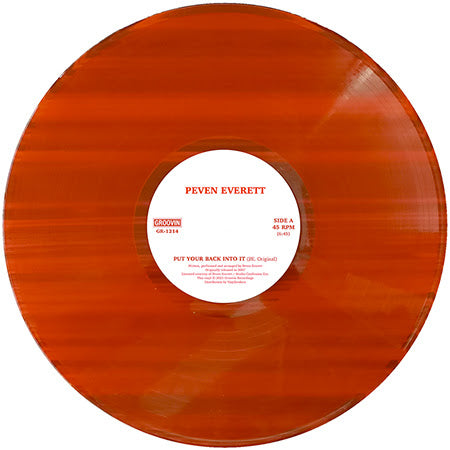PEVEN EVERETT / PUT YOUR BACK INTO IT (RED VINYL)