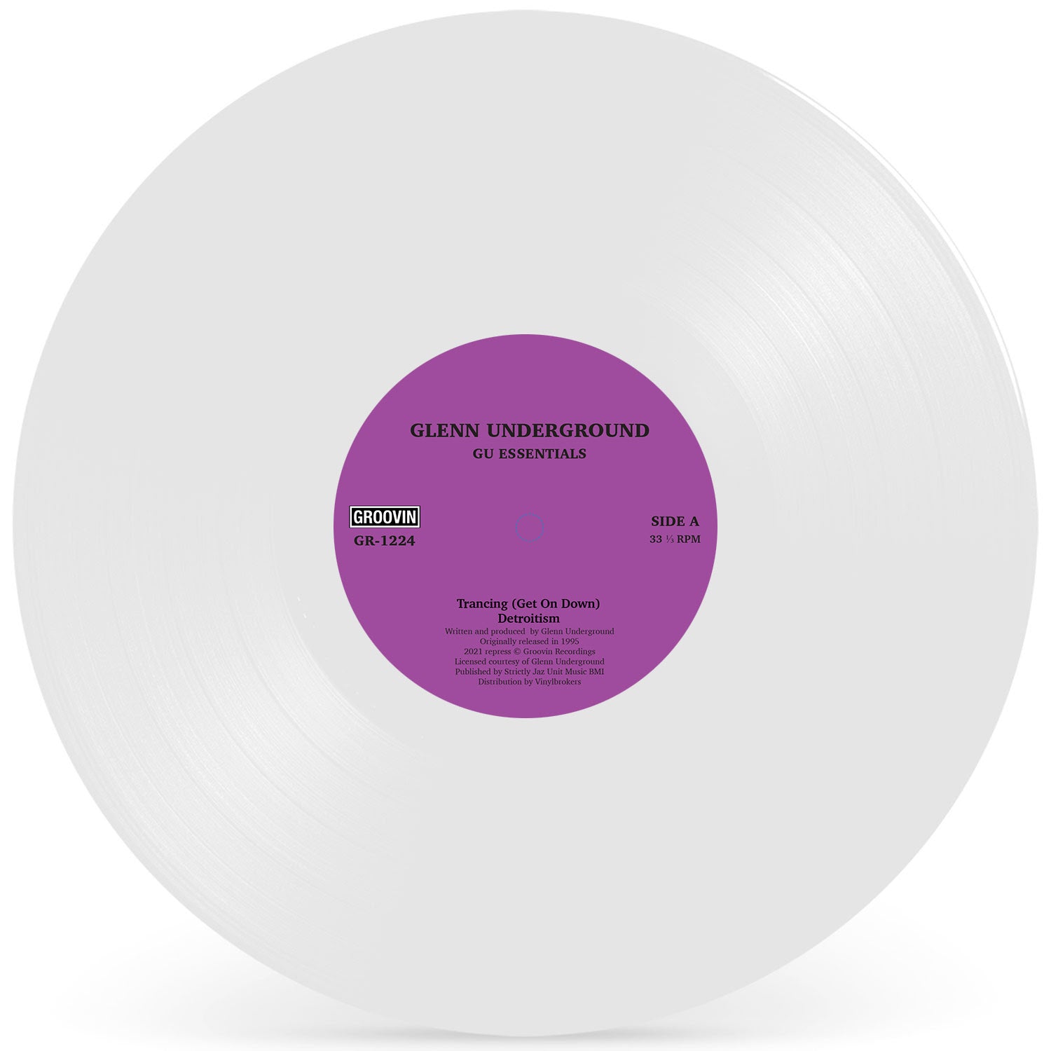 GLENN UNDERGROUND / GU ESSENTIALS (WHITE VINYL)