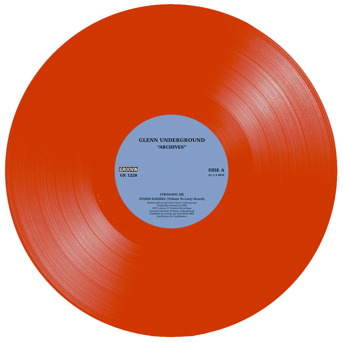 GLENN UNDERGROUND / GU ARCHIVES (RED VINYL)