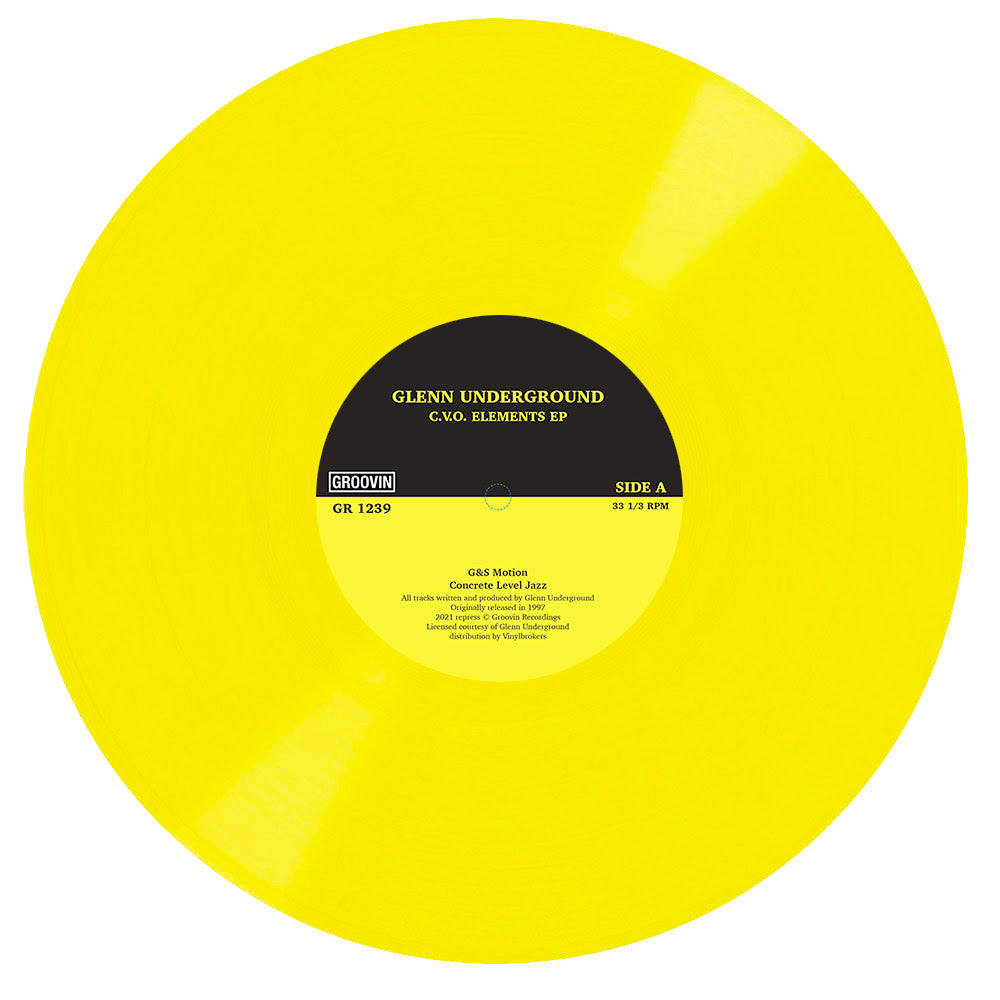 GLENN UNDERGROUND / CVO ELEMENTS EP (YELLOW VINYL)