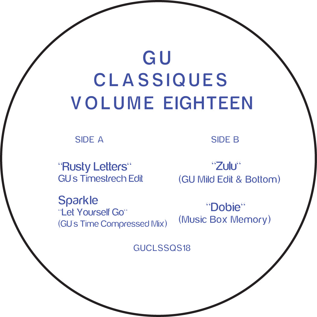 GU(Glenn Underground) – Classiques Volume Eighteen (VOL.18)