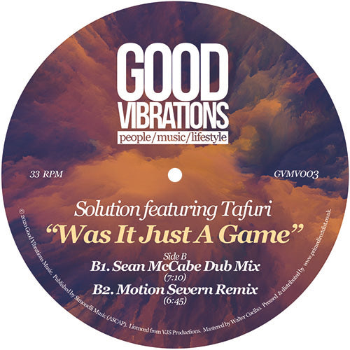 SOLUTION FEATURING TAFURI / WAS IT JUST A GAME