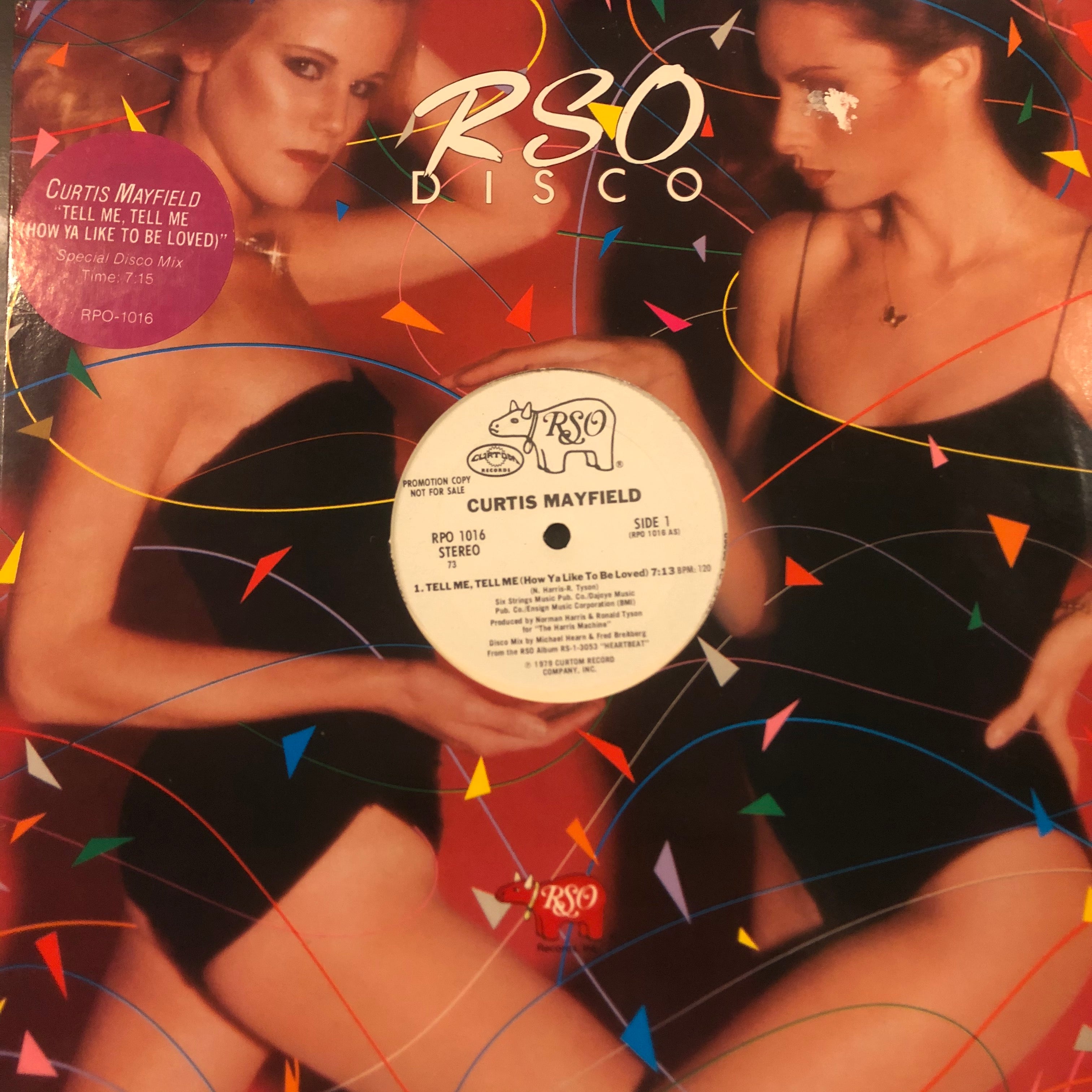 CURTIS MAYFIELD / TELL ME, TELL ME (HOW YA' LIKE TO BE LOVED) (USED)