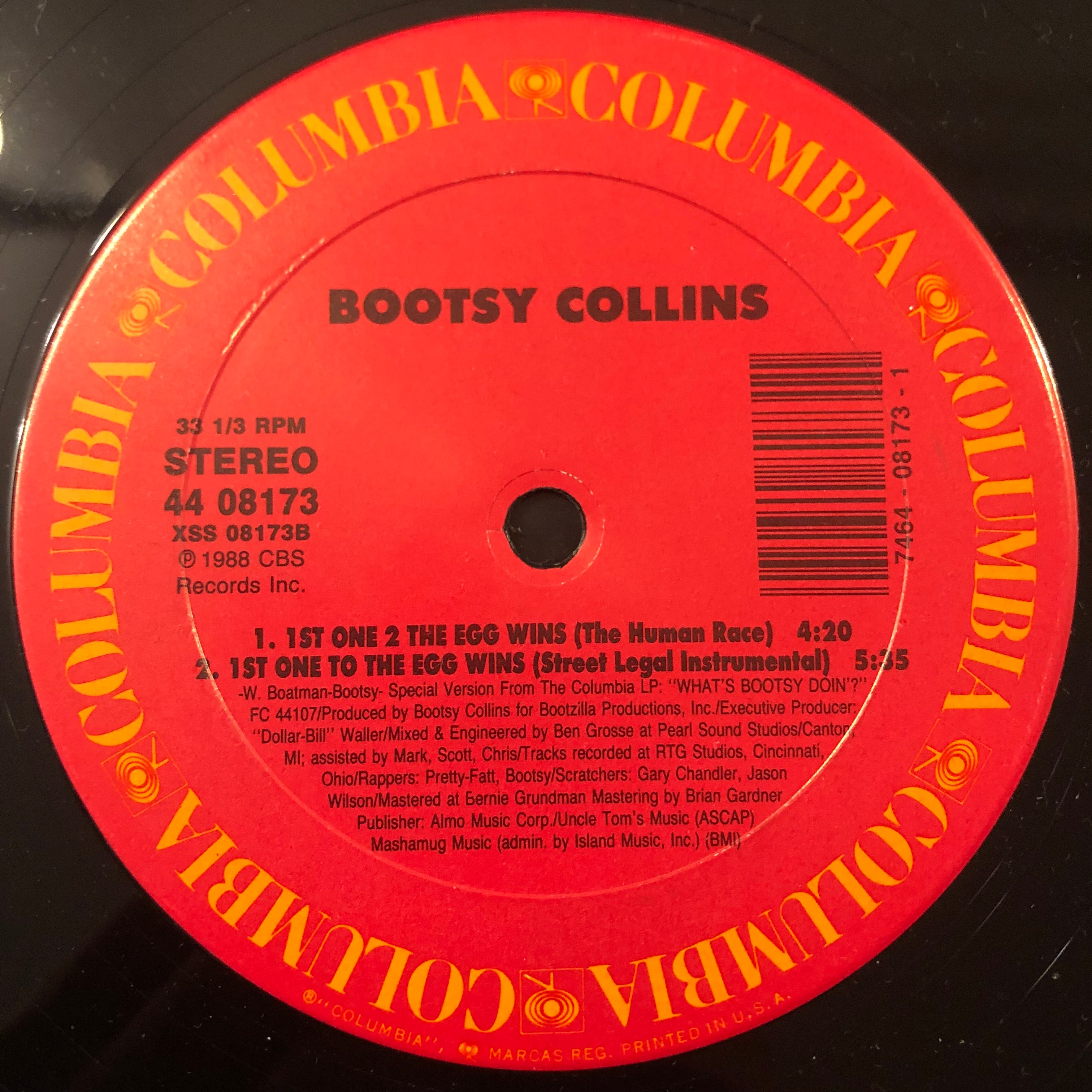 BOOTSY COLLINS / 1ST ONE 2 THE EGG WINS (USED)