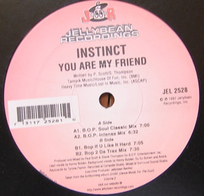 INSTINCT / YOU ARE MY FRIEND (USED)