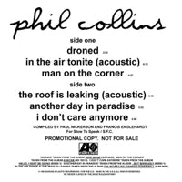 PHIL COLLINS / DRONED / ROOF IS LEAKING