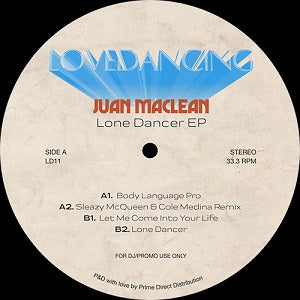 JUAN MACLEAN / LONE DANCER EP
