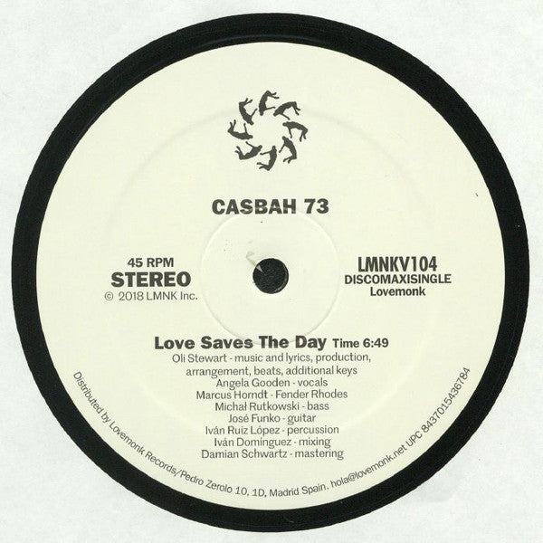 CASBAH 73 / LOVE SAVES THE DAY - RAHAAN REMIX