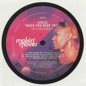 LYRICL / WHEN YOU READ THIS