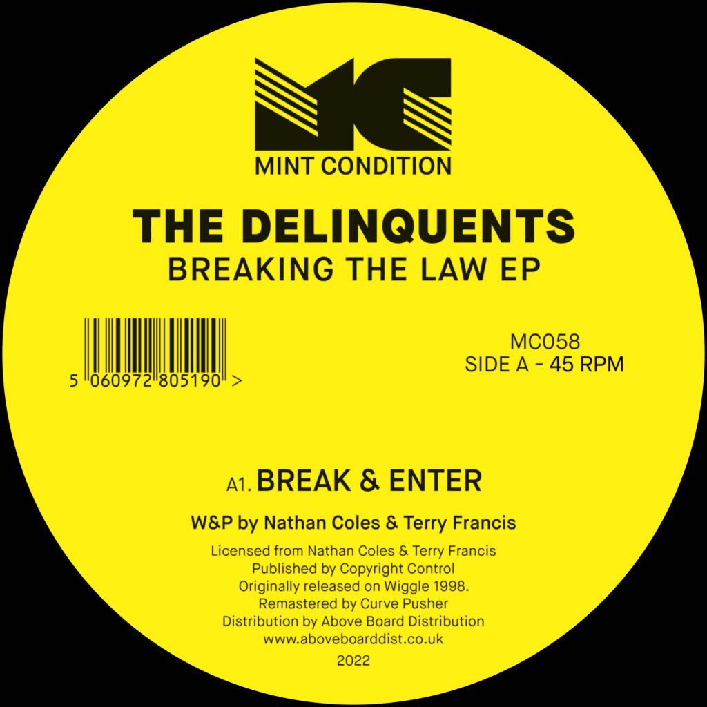 THE DELINQUENTS / BREAKING THE LAW EP