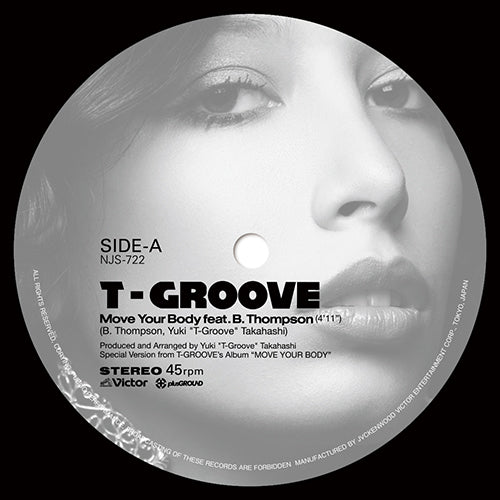 T-GROOVE / MOVE YOUR BODY / ROLLER SKATE (7 inch)