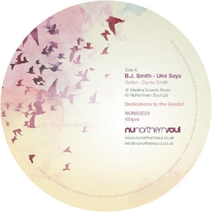 B.J. SMITH / DEDICATIONS TO THE GREATS(10inch)