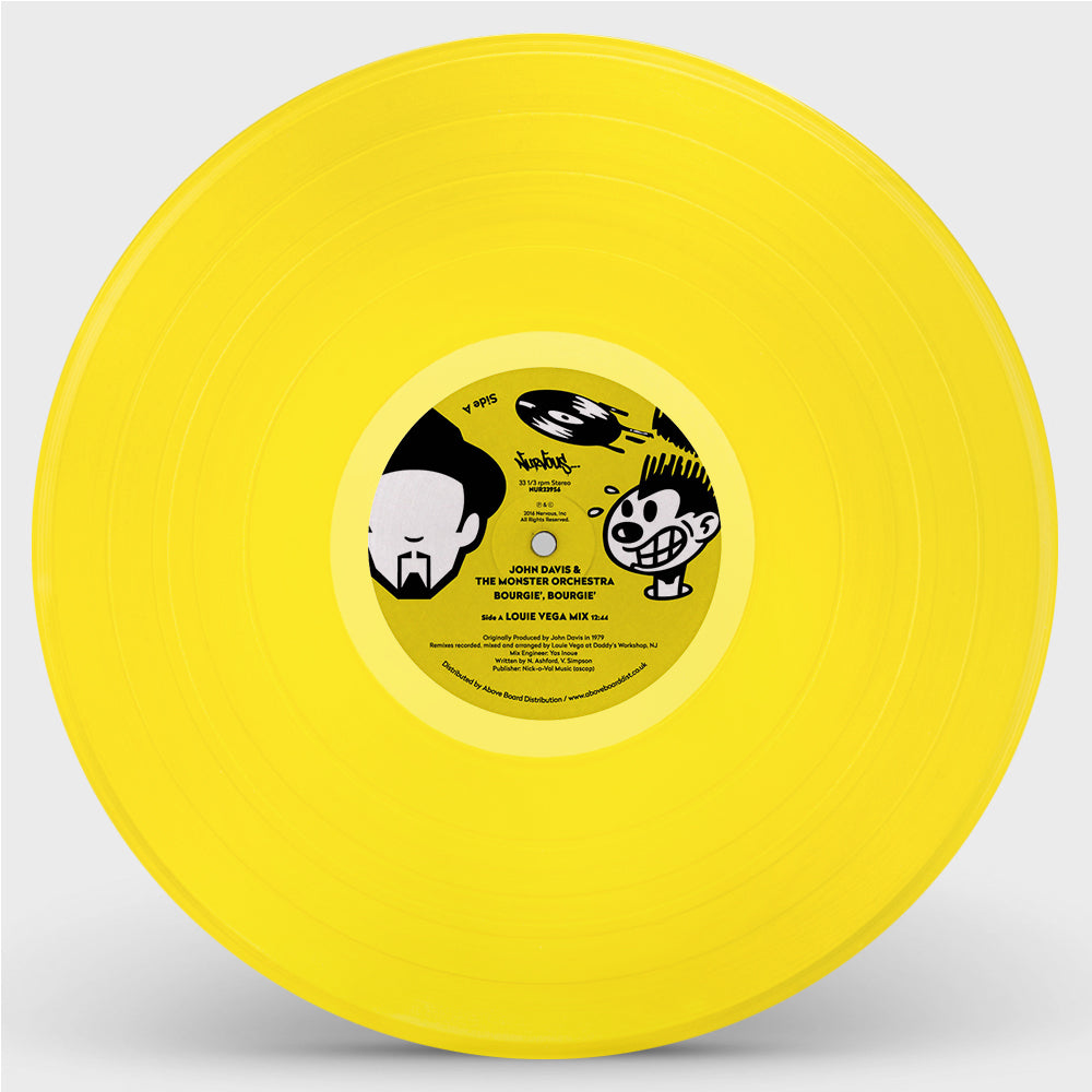 JOHN DAVIS & THE MONSTER ORCHESTRA / BOURGIE, BOURGIE (LOUIE VEGA REMIXES) (YELLOW VINYL REPRESS)