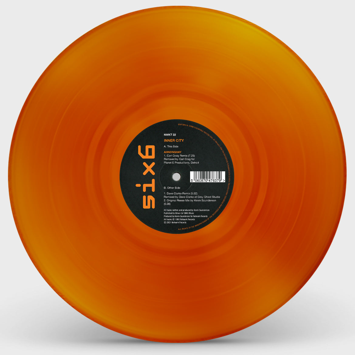 INNER CITY / AHNONGHAY (TRANSPARENT ORANGE VINYL REPRESS)