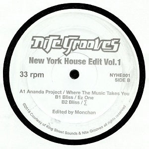 DJ MONCHAN / NEW YORK HOUSE EDIT VOL.1