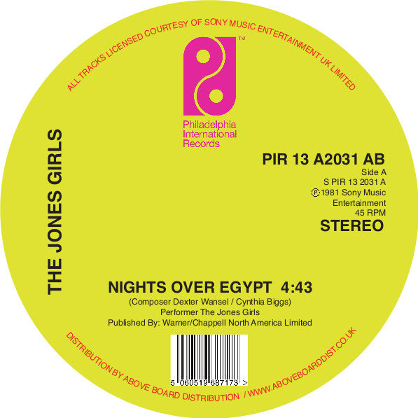THE JONES GIRLS / NIGHTS OVER EGYPT