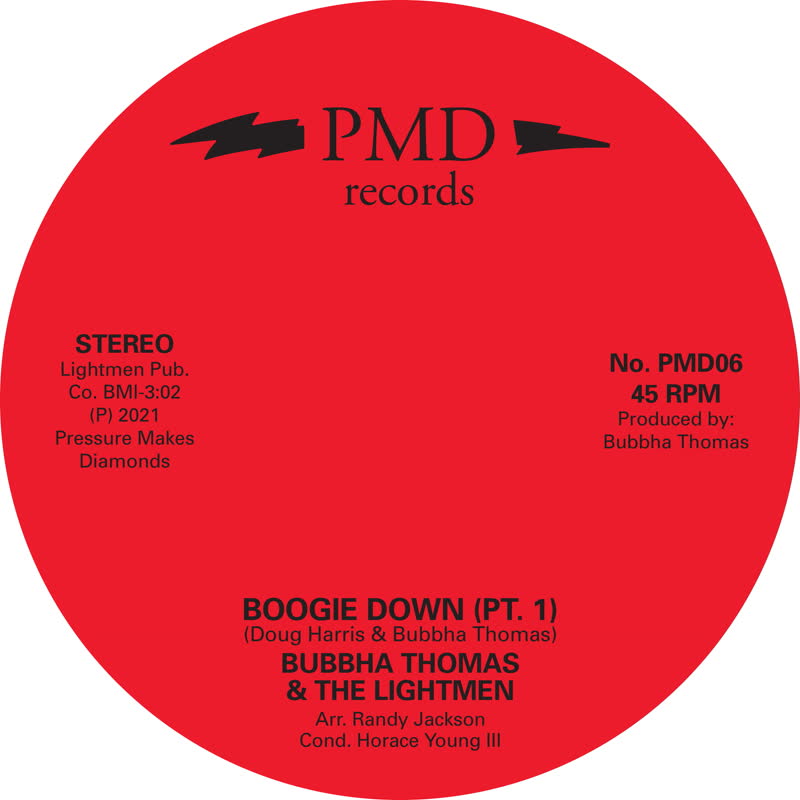 BUBBHA THOMAS & THE LIGHTMEN / BOOGIE DOWN (7 inch)